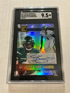 2022 CHRONICLES ESSENTIALS AHMAD SAUCE GARDNER 176/199 ROOKIE AUTO SGC 9.5 JETS - Picture 1 of 2