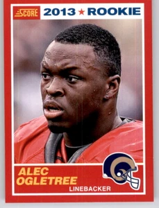 2013 Score Red Border Alec Ogletree Rookie RC Parallel NFL Rams #335 - Picture 1 of 2