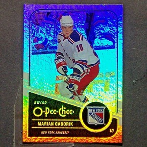 MARIAN GABORIK  2011/12 O-Pee-Chee Marquee LEGEND RAINBOW #362 New York Rangers