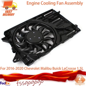 Radiator Cooling Fan Assembly For Chevrolet Malibu Buick LaCrosse 1.5L 2016-2020 - Bild 1 von 12