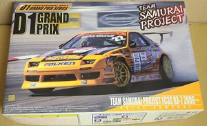 Aoshima D1 Grand Prix FC3S RX-7 2006 Team Samurai Project 1/24 Plastic Model Kit - Picture 1 of 14