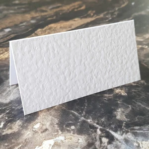 Table Place Name Cards Blank Plain Wedding Conference Parties Christmas 100pk - Picture 1 of 8