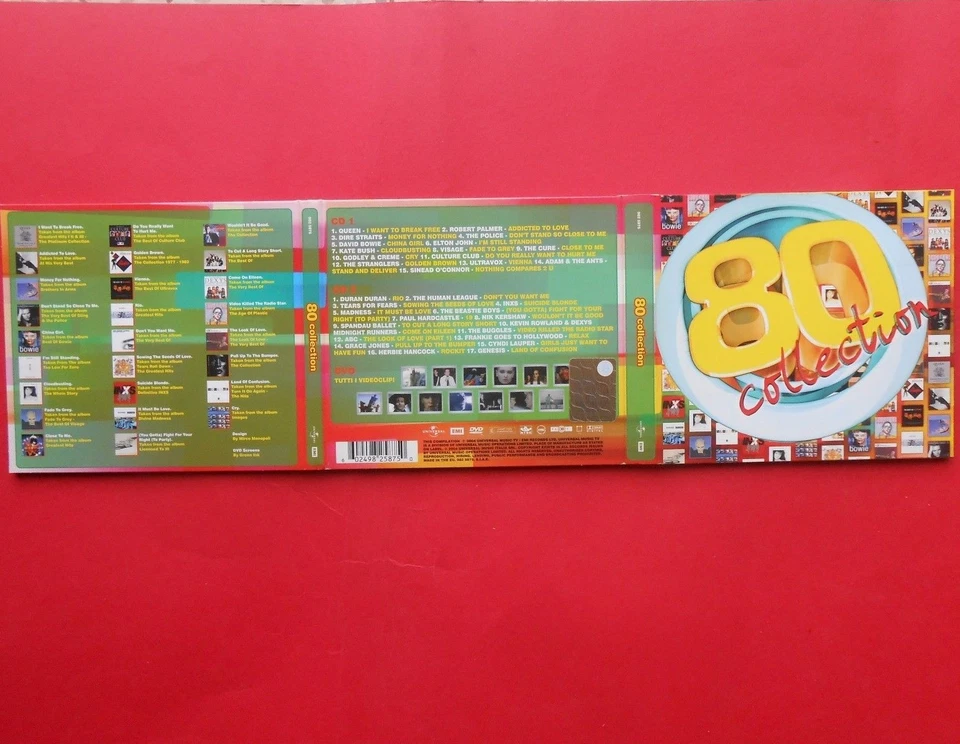 80 Коллекция бокс-сет 2 CD + 1 DVD видео клип королева Дэвид Боуи лечение Ultravox - Изображение 1 из 1