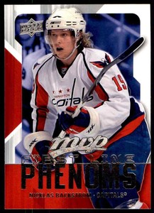 2008-09 Upper Deck MVP First Line Phenoms Nicklas Backstrom #FL7
