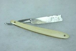 Mirror Finish WADE BUTCHER Straight Razor - Bone Handle ***Shave Ready!*** - Picture 1 of 5