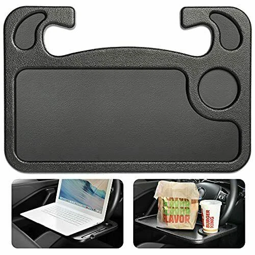 Cutequeen Car Food Table and Laptop Desk - Black (1 Piece)