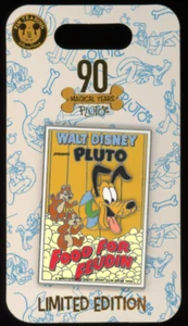DS Store Pluto 90th Anniversary Poster Food For Feudin' LE Disney Pin 140725 - Bild 1 von 1