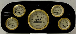 1935 1936 Ford Truck 5 Gauge Dash Panel Insert - Picture 1 of 6