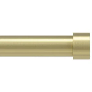 Umbra Cappa 120 to 180 Inch Expandable Single Curtain Rod Gold - Picture 1 of 6