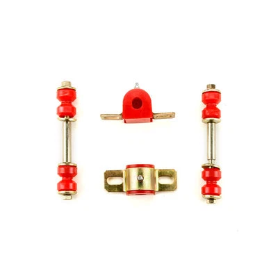 Juego de bujes de eslabones de barra estabilizadora de polietileno rojo para Pontiac Firebird 1967 1968 transmisión automática Foto 1 de 3