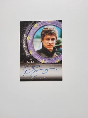 Stargate SG1 Seasons 6 Auto Card A32 Peter Stebbings as Malek - Image 1 of 2