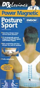 Posizione magnetica DrX Levine's Power Sport taglia S-M unisex Dr Levines bianco - Foto 1 di 2