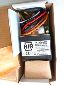 RIB TR100VA015 96VA Transformer, Primary 120/208/240/277/480 x Secondary 24VAC - Picture 1 of 2