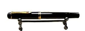 Pluma Estilográfica PELIKAN M 200 (Estilo Antiguo) Negra y GT "F" Nueva en Caja Hecha en Alemania c.1989 - Imagen 1 de 21