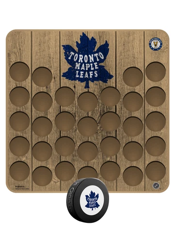 NHL Vintage Toronto Maple Leafs Hockey Puck Wall Plaque measures 24" x 24" - NEW Cover