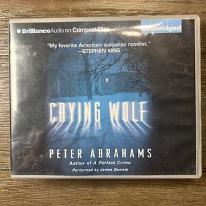 Crying Wolf by Peter Abrahams *** Audiobook*** - Foto 1 di 10