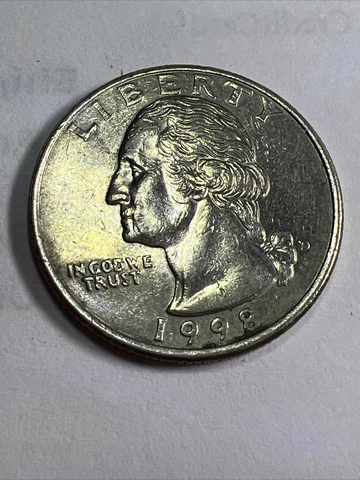 1998 DENVER WASHINTON QUARTER ERROR DDO/DDR/RPM Cover