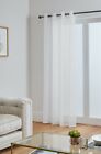 Voile Curtains With Eyelet Ring Top Heading - Net Voile Curtain - Lucy Panel