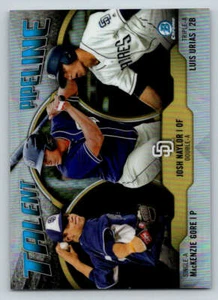 2019 Bowman Chrome #TPSDP Luis Urias/MacKenzie Gore/Josh Naylor (ref 189501) - Picture 1 of 2