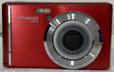 Polaroid iE826 18.0 MP Digital Camera (Red) - UNTESTED, PLEASE READ! - Image 1 of 4