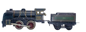 Vintage Pre-War Johann Distler #1981 0-gauge Clockwork Locomotive (c. 1930) - Picture 1 of 4