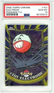 Pokemon Electrode Topps Chrome #4 PSA 10 Gem Mint - Picture 1 of 2