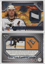 2000 Pacific Private Stock Titanium Game-Used Gear /400 Darius Kasparaitis Patch