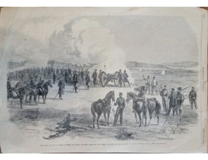Potomac Armee, Captain De Harts 1862 Harper's Weekly Bürgerkrieg Holzblock - Bild 1 von 3