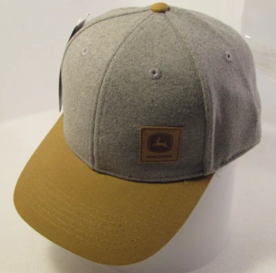 Gorra John Deere Elegante Para Hombre Gris Snapback Ajustable Moderna Cálida Poliéster Gorra Foto 1 de 4