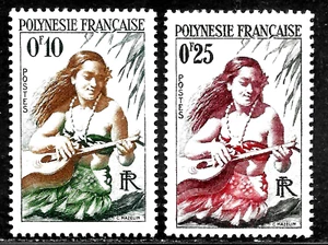 HICK GIRL-OLD MINT FRENCH POLYNESIE STAMPS X3269 - Picture 1 of 2