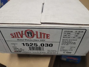 455 Pontiac SILVOLITE 1525.030 PISTONS 7 ONLY - Picture 1 of 3