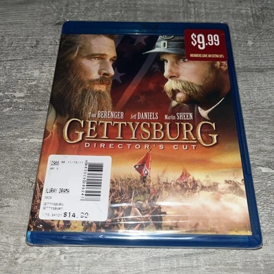 Gettysburg Blu-ray Disc 1993, 2011 Jeff Daniels Martin Sheen Sealed New - Image 1 of 4