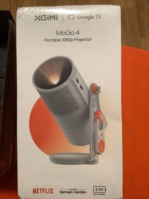 XGIMI MoGo 4 Portable Projector 2025 ~ Google TV ~ Netflix ~ BONUS: 3 PK Filters - Image 1 of 4