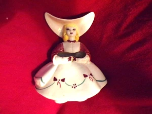 Jarrón jardinero vintage Goldammer cerámica San Francisco niña 5 5/8" de alto - Imagen 1 de 10