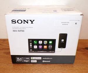 SONY XAV-AX150 6.95" Apple CarPlay Android Auto AV Digital Media Receiver - Picture 1 of 3