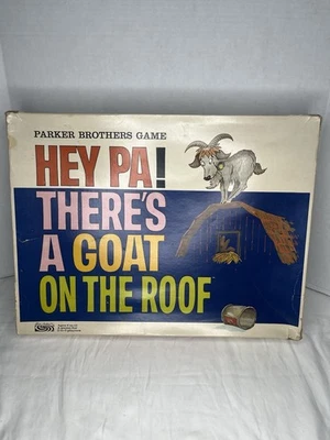 1966 Hey Pa, There’s A Goat On The Roof board game In Box-Parker Bros - Image 1 of 4