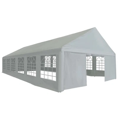 Party Tent Outdoor Canopy Tent with Sidewalls Patio Gazebo Shelter Gray vidaXL - Image 1 of 2