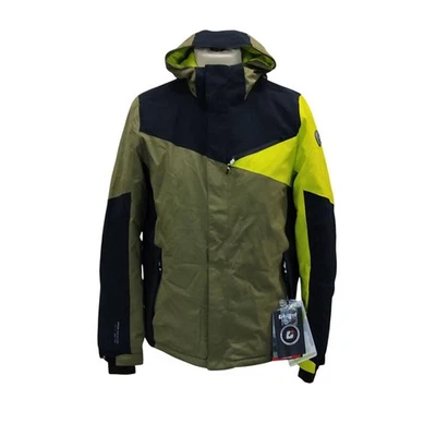 killtec Jugend-Skijacke KSW mit Kapuze und Schneefang, olivgrün, Größe 176 - Bild 1 von 4