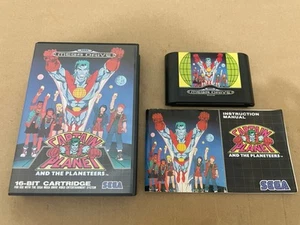 Sega Megadrive Captain Planet CIB Pal Version Boxed Fast Despatch Next Day - Picture 1 of 23