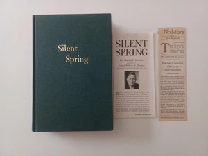 Silent Spring 1962 Rachel Carson VG BOMC with Insert - Picture 1 of 15