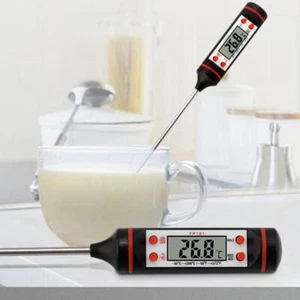 Termometro digitale per alimenti da cucina con sonda - Ideale per cucinare, grigliare e liquidi - Foto 1 di 15