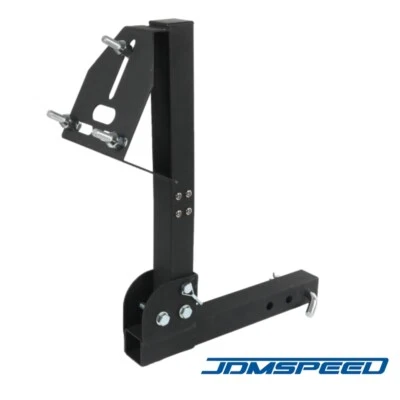 Enganche de remolque portador de neumáticos de repuesto enganche ajustable para camión con receptor de 2 pulgadas Foto 1 de 4