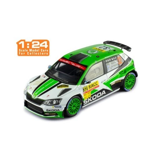 SKODA FABIA R5 N.31 RALLY CATALUNYA 2018KOPECKY-DRESLER 1 24 Ixo Model Auto Rall