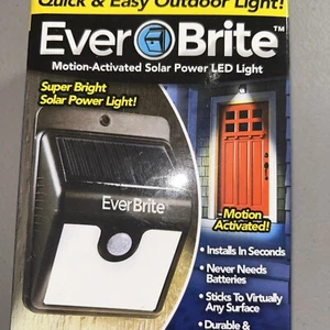 EverBrite Motion Activated Solar Power LED Light - Picture 1 of 3