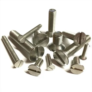 6BA CSK Schlitzmaschinenschrauben 3/4"", 1"" & 1,1/2"" **MEHRERE LISTE** - Bild 1 von 1
