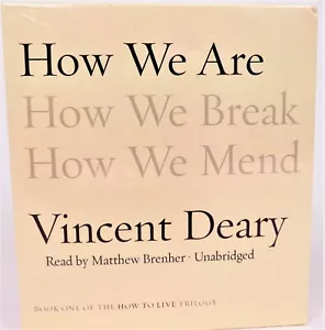 Audiobook CD - "How We Are, How We Break, How We Mend" by Vincent Deary - NEW - Foto 1 di 3