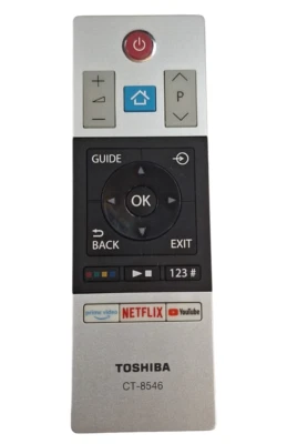 TELECOMANDO ORIGINALE A INFRAROSSI (CT-8546) PER TV TOSHIBA - Immagine 1 di 4