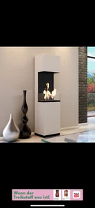 bio ethanol kamin kratki in weiß - Bild 1 von 8