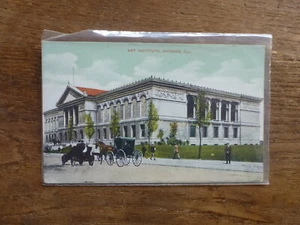 OLD US POSTCARD- ART INSTITUTE CHICAGO - Picture 1 of 2
