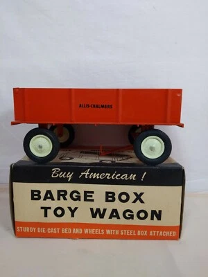 1/16 Ertl Farm Toy Allis Chalmers Barge Wagon W/ Box  - Image 1 of 4